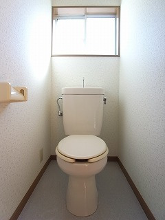 ゆったりとした空間のトイレです
