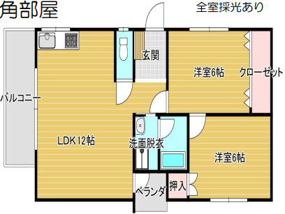 ヴィレッジ・リバー住吉の間取り