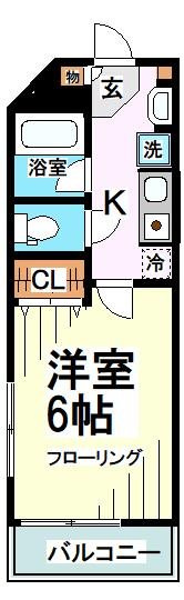 エテルノ経堂の間取り