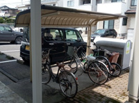 屋根付き駐輪場