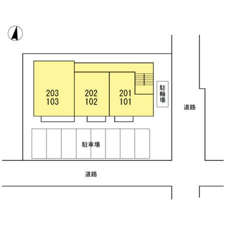 ラ・ヴィータ　フェリーチェの区画図