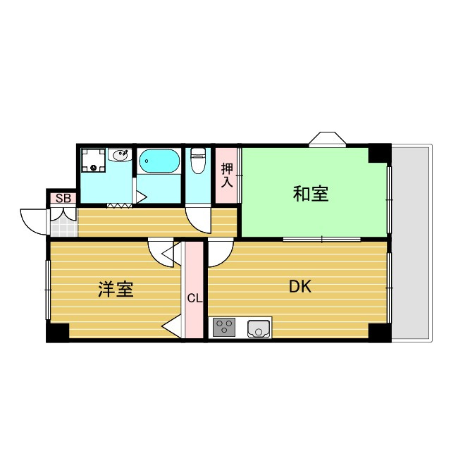 テラートⅠの間取り