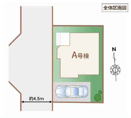 戸建 東久留米市南沢１丁目の区画図