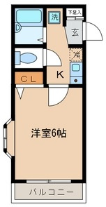 プランドール大原の間取り