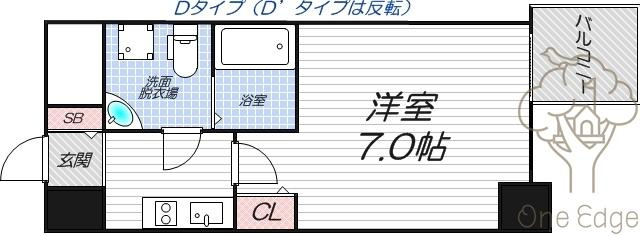 APRILE南森町の間取り