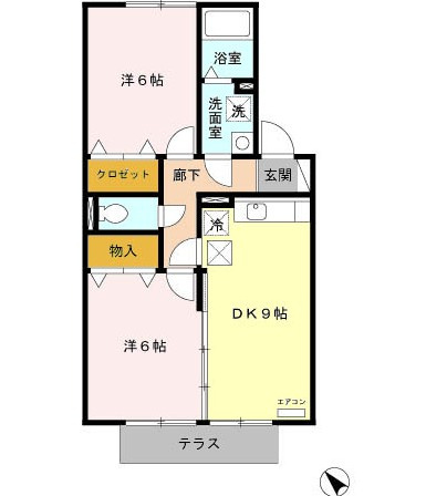 プレジオ参番館の間取り