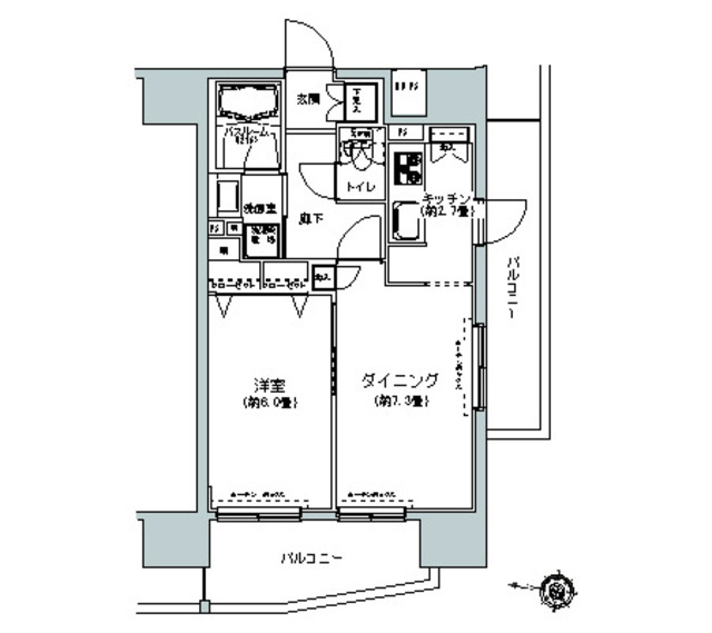 パークキューブ板橋本町の間取り