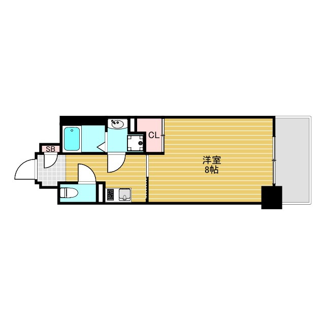 エイペックス新大阪の間取り