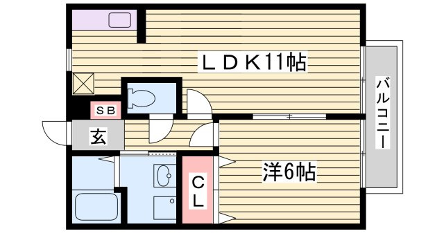 プチシャンテの間取り