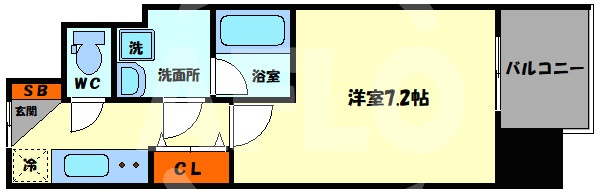 BROAD新うめきたRESIDENCEの間取り|BROAD新うめきたRESIDENCE（ブロード新うめきたレジデンス）　開放感のある間取り