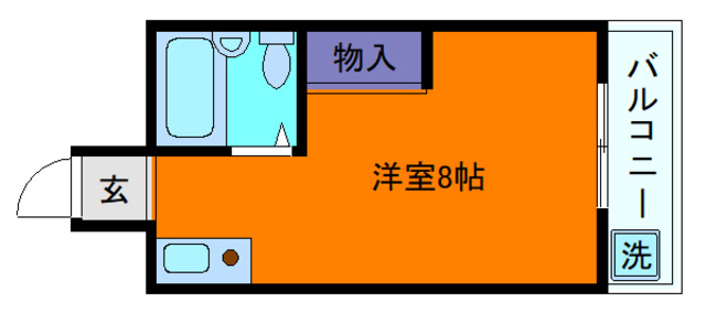 シルバーハイツ御影の間取り