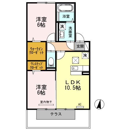 メイズグリーンテラスの間取り