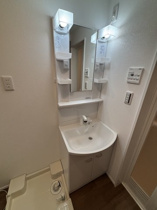 コンパクトで使いやすい洗面所