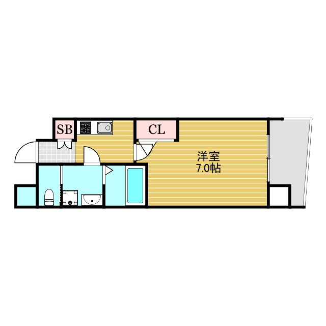 セレニテ三国プリエの間取り