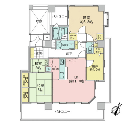 ＡＰＥＸ馬渕　3階　静岡市駿河区馬渕３丁目の間取り