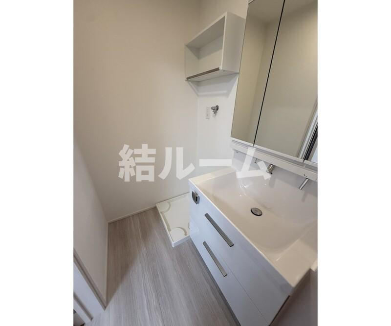 練馬区小竹町２丁目のアパートの洗面所