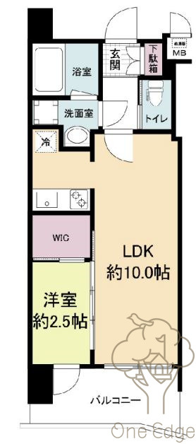 セレニテ西中島アリア弐番館の間取り
