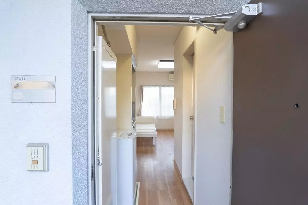 落ち着いた玄関です