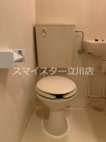 八王子市散田町５丁目の賃貸マンションのトイレ