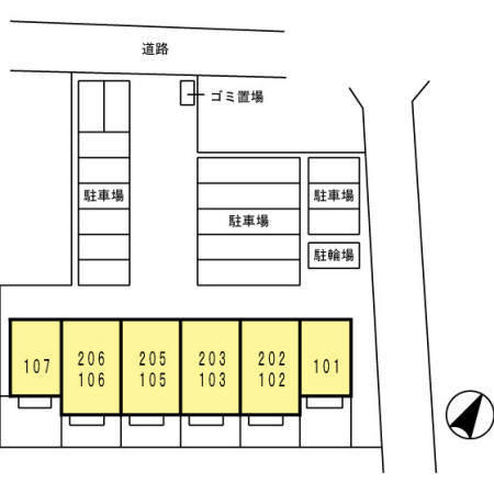 ファミリア今川　　　刈谷市の賃貸ならクラスホーム刈谷店の区画図