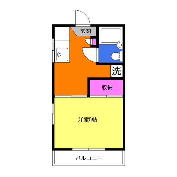 メゾンパレットの間取り|間取りは現況優先