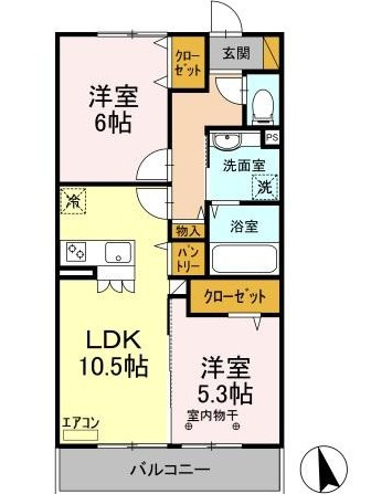 ゴールド・イン・ロータスの間取り