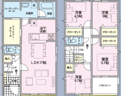 三島市中第３　全５棟　５号棟