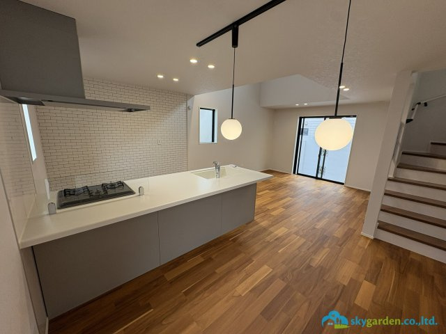 藤沢市辻堂6丁目　新築戸建　全3棟2号棟のキッチン|キッチンです