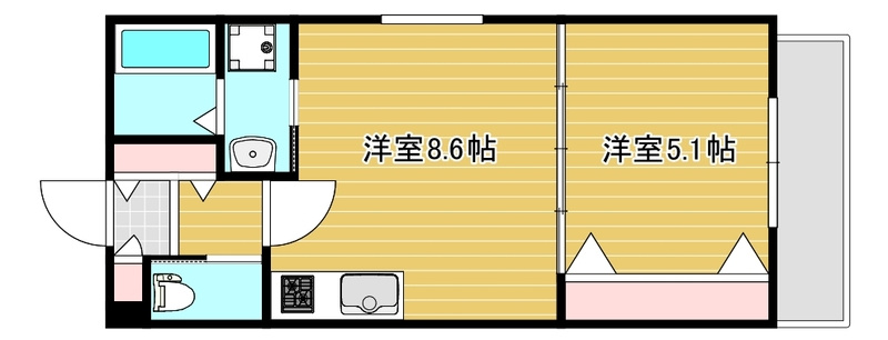 セレニティ豊川Ⅲの間取り