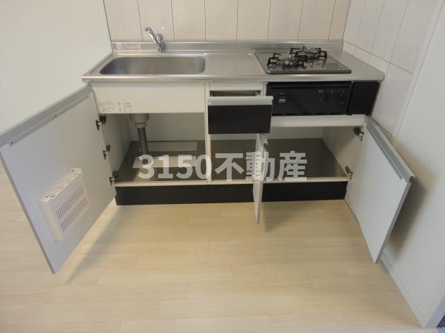 コンフォートMiltyのキッチン|下部収納（キッチン）