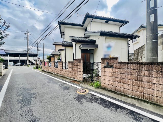 前橋市青柳町の前面道路含む現地写真|車の通りも少なく駐車も楽々♪