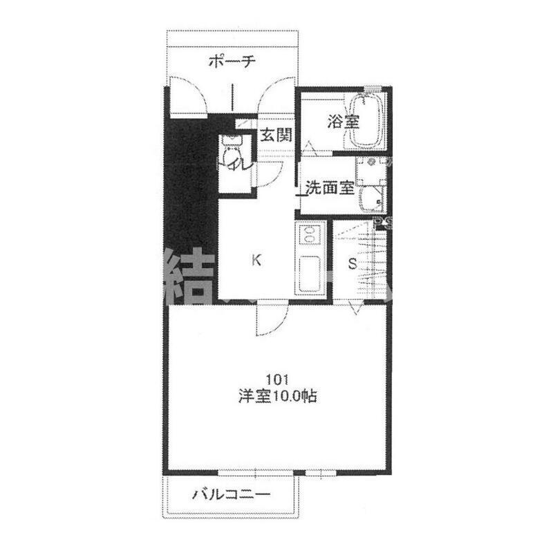 板橋区前野町６丁目のアパートの間取り