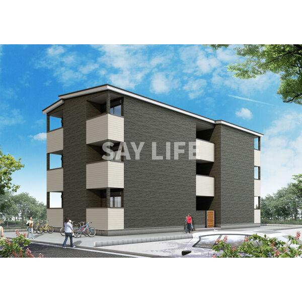 F+style八尾西山本町2号館の外観パース