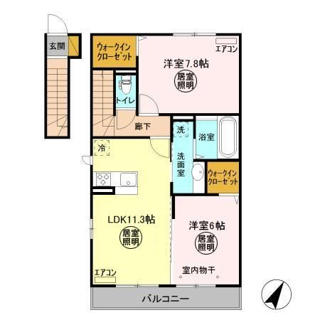 イーリスガーデンの間取り