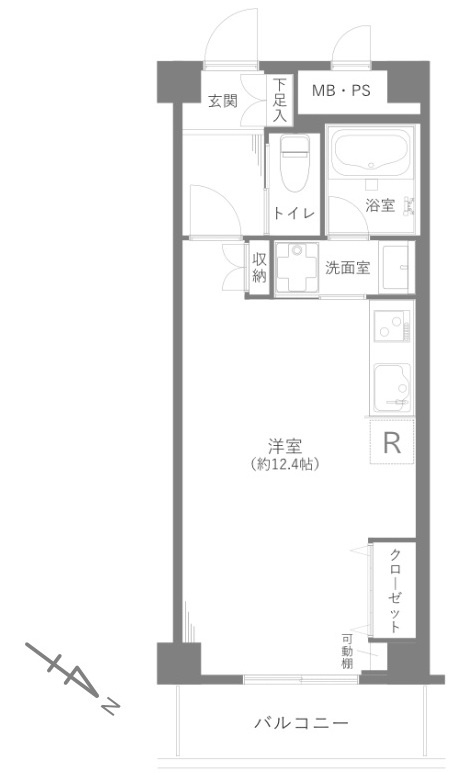 道灌山リハイムの間取り