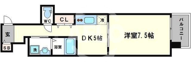 プレサンス堺筋本町駅前の間取り|プレサンス堺筋本町駅前　間取り