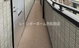 パレスユキのバルコニー