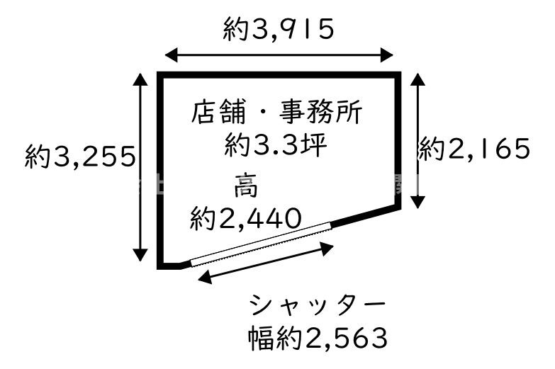 ひびき寝屋川ハイツ1階路面の間取り