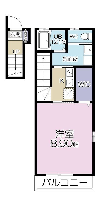 エスパーダ小竹町の間取り|間取りです。