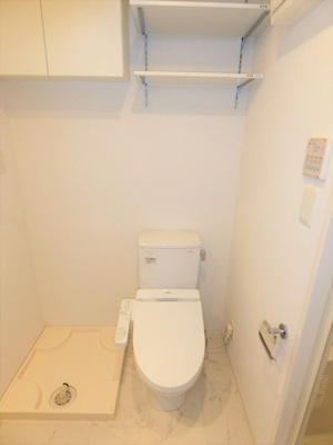 【トイレ】 | ラシーヌ宿院 | 落ち着いた色調のトイレです