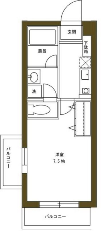 カオパレス22の間取り|間取りです。