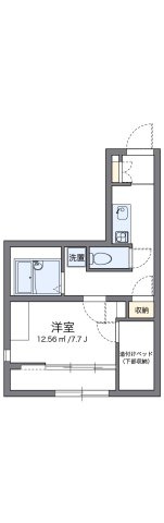 レオパレスドリームの間取り|代表的な間取のため実際の間取とは異なる場合があります
