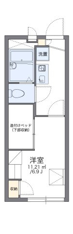 レオパレスグランツⅢの間取り