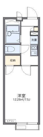 レオパレス桜Ⅱの間取り
