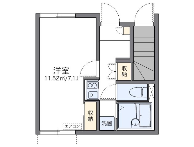 レオネクストサンクワイエットⅢの間取り