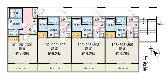 GRANDUO上福岡の間取り