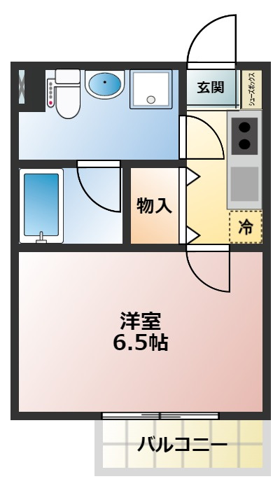 セドラス浪花の間取り