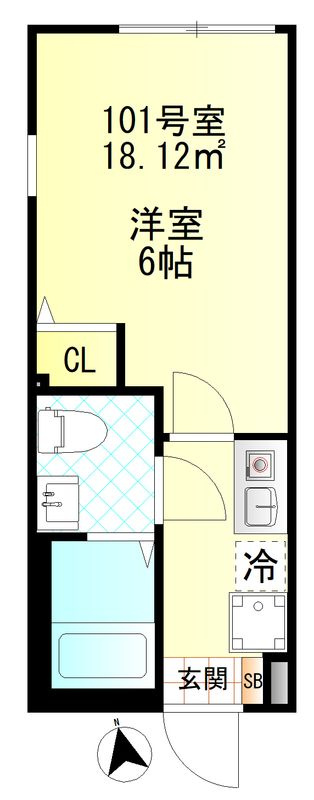 スターリング府中の間取り