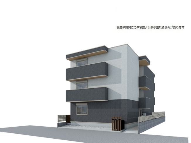 【外観】 | リオ ポンテ | ※完成予想図につき、実物とは多少異なる場合があります。