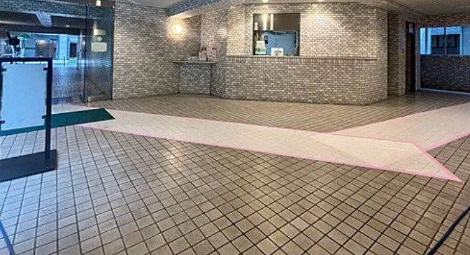 東海文京マンションのロビー
